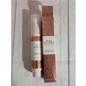 NEW! Bath & Body Works Pure Wonder Brush Go Fragrance Gel Perfume
